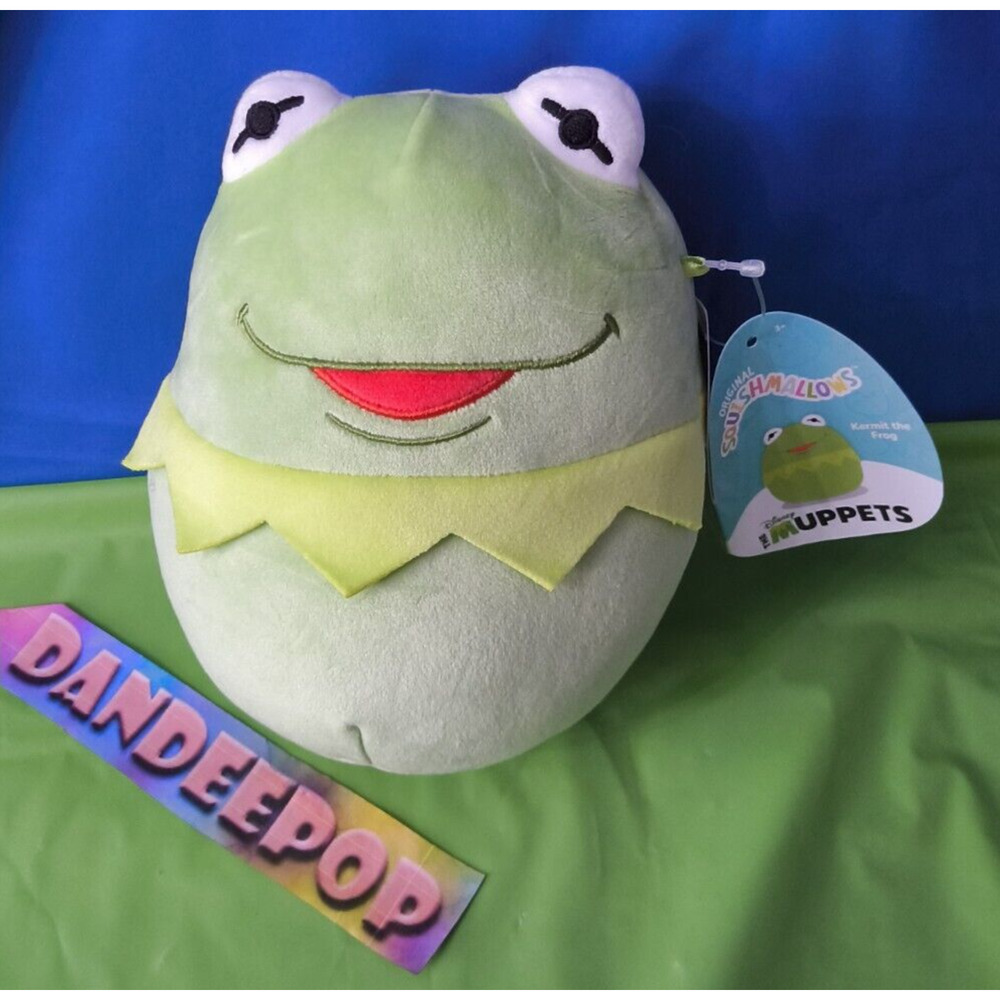 The Muppets Kermit The Frog Squishmallows Stuffed Plush Jazwares 2024